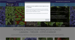 Desktop Screenshot of pepiniere-bretagne.fr